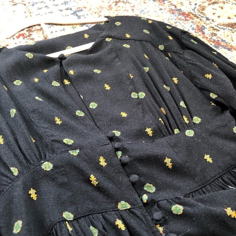 Free People Love Grows Romper Black Floral XS - Picture 14 of 15